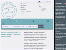 Tablet Screenshot of perdidoseachados.mai.gov.pt